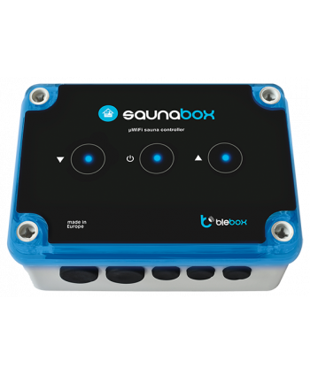 BleBox saunaBox  - Panel zur Steuerung der Sauna - WiFi BleBox saunaBox  - Panel zur Steuerung der Sauna - WiFi