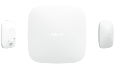 AJAX Hub Plus Jeweller Alarmzentrale, Weiß, Produktansicht