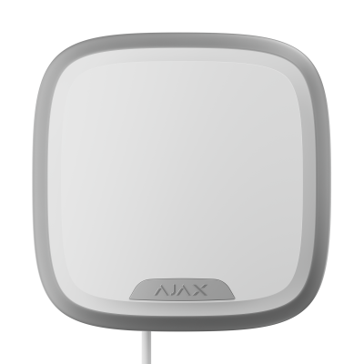 AJAX Superior StreetSiren Plus Fibra Außensirene, Weiß, Produktansicht
