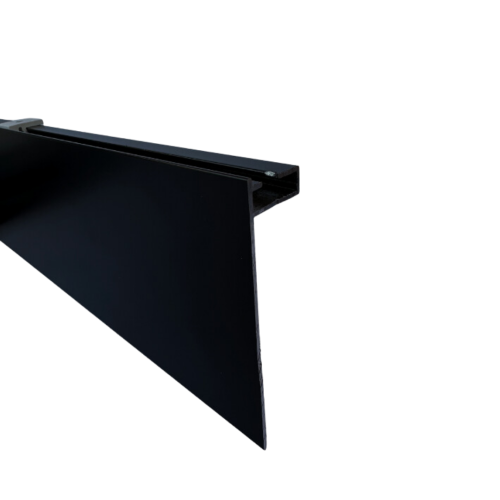Mio Decor Vorhangblende aus Aluminium Vorhangblende in Schwarz